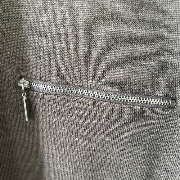 Tahari Merino Wool Long Sleeve Sweater Dress Size L - Picture 3 of 10